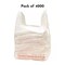 Plastic Bags Small T-Shirt Carry-Out Bags Merchandise | Size 11.5" x 6.5" x 22" | Raheev®